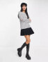 Фото #3 товара New Look striped long sleeved crew neck top in black and white