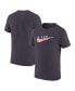 Фото #1 товара Men's Purple Liverpool Swoosh T-shirt