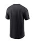 Men's Black Carolina Panthers Lockup Essential T-shirt