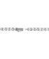 ფოტო #2 პროდუქტის Men's White Topaz Icon Tennis Bracelet (1/10 ct. t.w.) in Sterling Silver