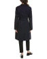 Badgley Mischka Trench Coat Women's Navy Xs