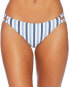 Splendid Women's 174834 Tie Dye Stripe Retro Blue Bikini Bottom Size XS