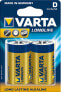 Фото #2 товара Алкалиновая батарейка Varta Longlife Extra D - 1,5 V - 2 шт.