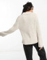 Фото #3 товара & Other Stories polo neck sweater beige melange