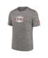 ფოტო #5 პროდუქტის Men's Heather Charcoal Cleveland Browns 2023 Sideline Alternate Logo Performance T-shirt