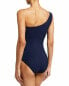 Фото #2 товара Chiara Boni 271279 Woman Robe Janne One Shoulder One Piece Swimsuit Size 10