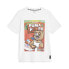 Фото #1 товара Puma Dylan Cereal Box Graphic Crew Neck Short Sleeve T-Shirt Mens White Casual T