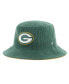 ფოტო #1 პროდუქტის Men's Green Green Bay Packers Thick Cord Bucket Hat