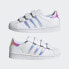 中童 adidas originals Superstar Cf C 防滑耐磨 低帮 板鞋 白