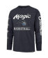 Фото #2 товара Men's Charcoal Orlando Magic 2023/24 City Edition Triplet Franklin Long Sleeve T-shirt