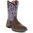 Фото #2 товара Durango Lady Rebel Embroidered Cowboy Square Toe Womens Purple Casual Boots RD3