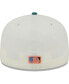 Фото #3 товара Men's Cream Washington Nationals Chrome Evergreen 59FIFTY Fitted Hat