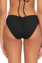 Becca by Rebecca Virtue 297204 Adela Ruched Hipster Bikini Bottom, Black, XS