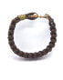 Фото #2 товара Stylish paracord bracelet Wolf Cross Bronze