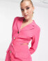 Фото #4 товара Miss Selfridge cut out tailored dress in pink
