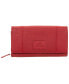 Women's Pebbled Collection RFID Secure Mini Clutch Wallet