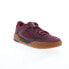 Фото #3 товара DC Metric ADYS100626-MAR Mens Burgundy Leather Skate Inspired Sneakers Shoes