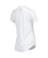 ფოტო #3 პროდუქტის Women's White, Charcoal New York Giants Sonata T-shirt and Leggings Sleep Set