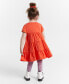 ფოტო #2 პროდუქტის Toddler Girls Tiered Dress with Scrunchie, Created for Macy's