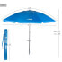 Фото #4 товара Пляжный зонт Aktive Синий полиэстер Алюминий 220 x 225 x 220 cm (6 штук)