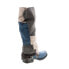 Фото #8 товара A.S.98 Salvador 717342-401 Womens Blue Leather Hook & Loop Knee High Boots 11