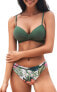 Фото #2 товара CUPSHE Women's Bikini Set, Push Up Crossover Bikini Top, Beachwear, Two Piece Swimsuit