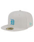 ფოტო #2 პროდუქტის Men's Khaki Detroit Tigers Stone Mist 59FIFTY Fitted Hat