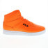 Фото #2 товара Fila Impress II Mid 1FM01153-801 Mens Orange Lifestyle Sneakers Shoes