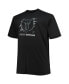 Фото #4 товара Men's Black Memphis Grizzlies Big and Tall Pop T-shirt