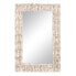 Фото #1 товара Настенное зеркало 60 x 8 x 90 cm древесина тика Белый