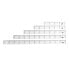 LIDERPAPEL Plastic glass ruler 30 cm