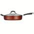 Style Ceramica Metallic Copper 11 in Covered Deep Skillet