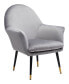 Фото #2 товара 37" Steel, Polyester Alexandria Boho Chic Accent Chair