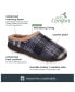 ფოტო #5 პროდუქტის Men's Plaid Hoodback Slipper