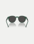 Фото #2 товара Ralph Lauren Ph4192 round sunglasses with grey lens in shiny transparent green