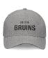 Фото #2 товара Men's Heather Gray Boston Bruins Elements A-Frame Leather Strap back Hat