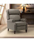 Pierce Genuine Leather Recliner with Nailhead Trims