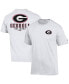 ფოტო #1 პროდუქტის Men's White Georgia Bulldogs Stack 2-Hit T-shirt