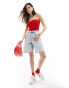 Фото #1 товара Tommy Jeans essential bandeau top in bright red