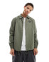 Фото #2 товара Calvin Klein Jeans badge logo cotton ripstop skater jacket in olive