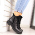 Фото #2 товара Leather boots with cubic zirconias Dolce Pietro W P56 black