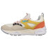 Фото #3 товара Puma Trc Blaze Hc Lace Up Mens Off White, Orange, Yellow Sneakers Casual Shoes