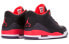 Jordan Air Jordan 3 Retro Crimson 中帮 复古篮球鞋 男款 黑红 / Кроссовки Jordan Air Jordan 136064-005