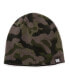 Men's Camo Beanie, Green Camo, One Size