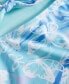 ფოტო #3 პროდუქტის Big Girls Tie-Dyed Butterfly-Print Knot-Front One-Piece Swimsuit