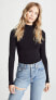 Yummie 271055 Women's Madelyn Seamless Bodysuit Black Size S/M