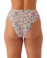 Фото #2 товара Juniors' Eden Ditsy Floral-Print Long Beach Bikini Bottoms