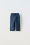 Darted linen trousers