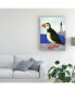 Фото #3 товара Fab Funky Puffin on the Quay Canvas Art - 37" x 49"