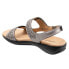 Фото #5 товара Trotters Romi T2118-033 Womens Gray Leather Strap Slingback Sandals Shoes 6.5